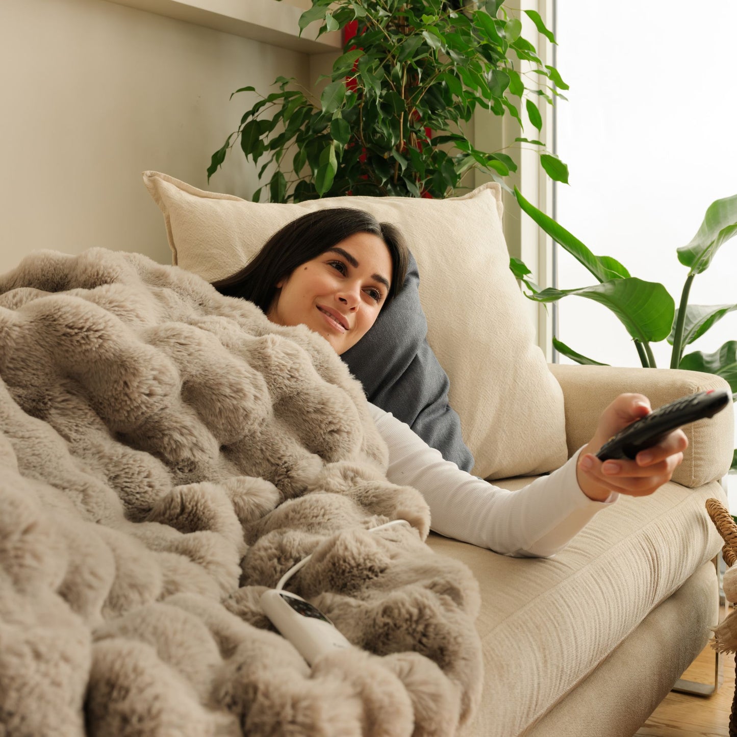 Kit Manta eléctrica Relax Suave Nube y Almohadilla Confort Multi XL