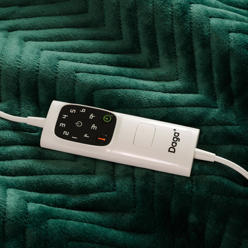 Kit Manta eléctrica Relax Suave Armonía Verde y Almohadilla Confort Plus